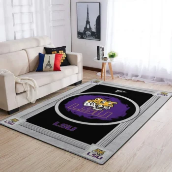Lsu Tigers Ncaa Area Rugs Living Room Carpet Team Logo Home Rug Regtangle Carpet Floor Decor Home Decor 0