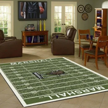 Marshall Thundering Herd Home Field Area Rugs Football Team Logo Carpet Living Room Rugs Floor Home Decor F102142 0