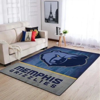 Memphis Grizzlies Nba Area Rugs Team Logo Living Room Carpet Sports Rug Regtangle Carpet Floor Decor Home Decor 0
