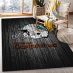 Miami Dolphins Nfl 22 Area Rug Living Room And Bed Room Rug Rug Regtangle Carpet Floor Decor Home Decor 0