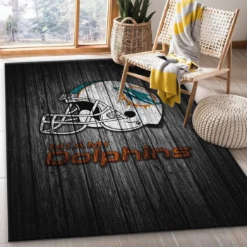 Miami Dolphins Nfl 22 Area Rug Living Room And Bed Room Rug Rug Regtangle Carpet Floor Decor Home Decor 0