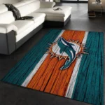 Miami Dolphins Nfl 25 Area Rug Living Room And Bed Room Rug Rug Regtangle Carpet Floor Decor Home Decor 0