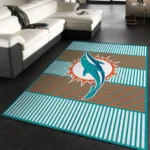 Miami Dolphins Nfl 8 Area Rug Living Room And Bed Room Rug Rug Regtangle Carpet Floor Decor Home Decor 0