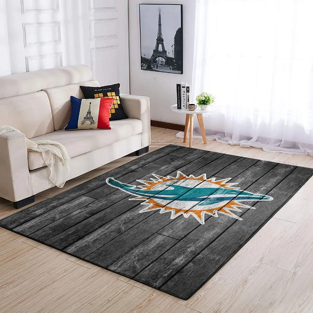 Miami Dolphins Nfl Team Logo Grey Area Rugs Wooden Style Living Room Carpet Sports Rug Regtangle Carpet Floor Decor Home Decor 0 Miami Dolphins Nfl Team Logo Grey Area Rugs Wooden Style Living Room Carpet Sports Rug Regtangle Carpet Floor Decor Home Decor 0