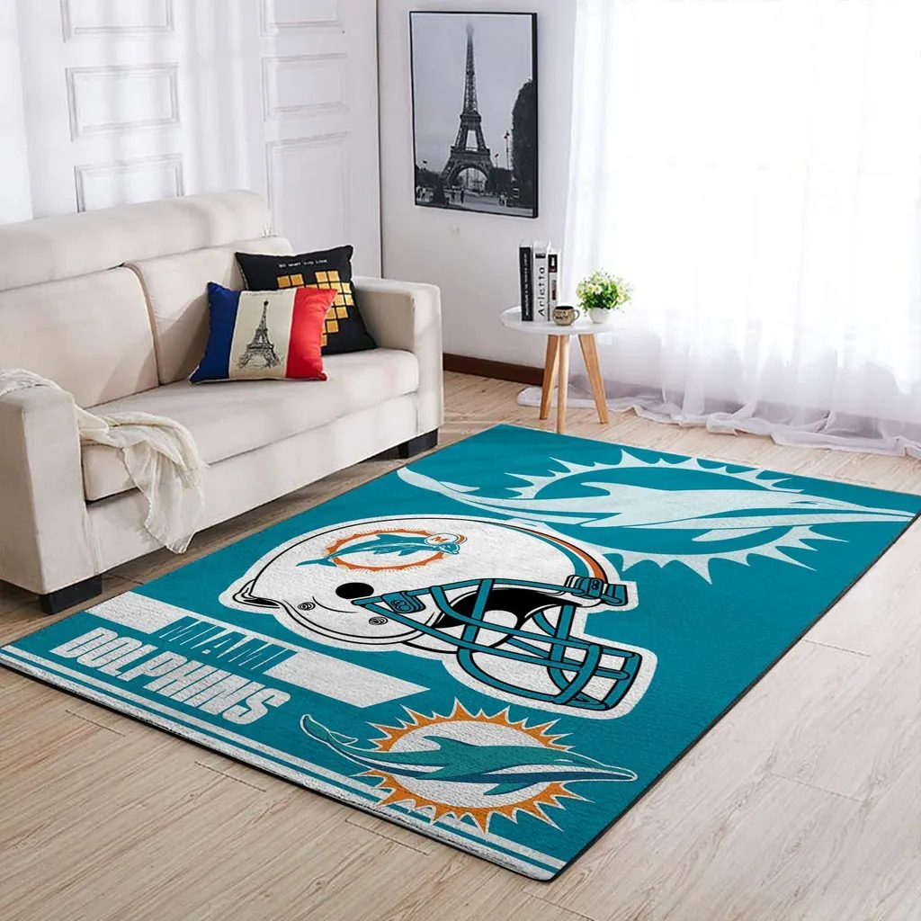 Miami Dolphins Nfl Team Logo Helmet Rectangle Area Rug Area Rug Living Room Carpet Rug Regtangle Carpet Floor Decor Home Decor 0 Miami Dolphins Nfl Team Logo Helmet Rectangle Area Rug Area Rug Living Room Carpet Rug Regtangle Carpet Floor Decor Home Decor 0