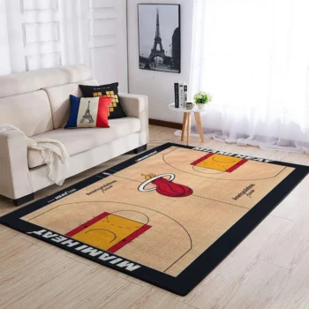 Miami Heat Area Rug Nba Basketball Team Logo Carpet Living Room Rugs Rug Regtangle Carpet Floor Decor Home Decor V1789 0