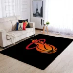 Miami Heat Area Rug Nba Basketball Team Logo Carpet Living Room Rugs Rug Regtangle Carpet Floor Decor Home Decor V1796 0