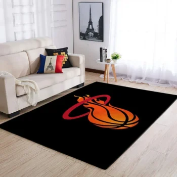 Miami Heat Area Rug Nba Basketball Team Logo Carpet Living Room Rugs Rug Regtangle Carpet Floor Decor Home Decor V1796 0