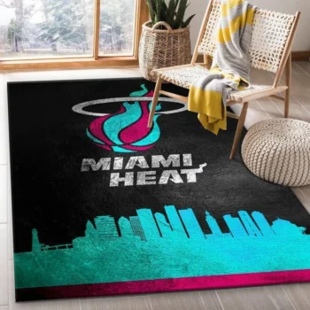Miami Heat Nba 7 Area Rug Living Room And Bed Room Rug Rug Regtangle Carpet Floor Decor Home Decor 0