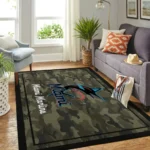 Miami Marlins Mlb Area Rugs Camo Style Living Room Carpet Team Logo Home Rug Regtangle Carpet Floor Decor Home Decor 0