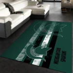 Michigan State Spartans Ncaa 1 Area Rug Living Room And Bed Room Rug Rug Regtangle Carpet Floor Decor Home Decor 0