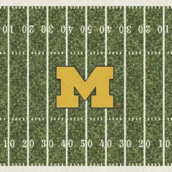 Michigan Wolverines Area Rug Football Team Logo Carpet Living Room Rugs Rug Regtangle Carpet Floor Decor Home Decor V8317 0