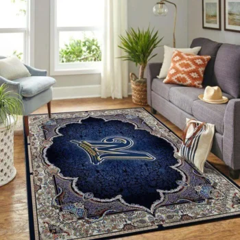 Milwaukee Brewers Area Rug Mlb Baseball Team Logo Carpet Living Room Rugs Rug Regtangle Carpet Floor Decor Home Decor V1752 0