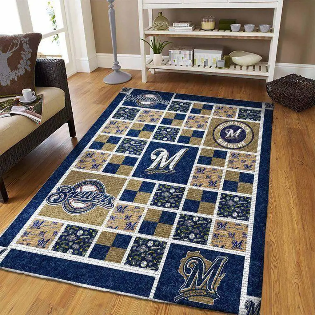 Milwaukee Brewers Area Rug Mlb Baseball Team Logo Carpet Living Room Rugs Rug Regtangle Carpet Floor Decor Home Decor V1758 0 Milwaukee Brewers Area Rug Mlb Baseball Team Logo Carpet Living Room Rugs Rug Regtangle Carpet Floor Decor Home Decor V1758 0