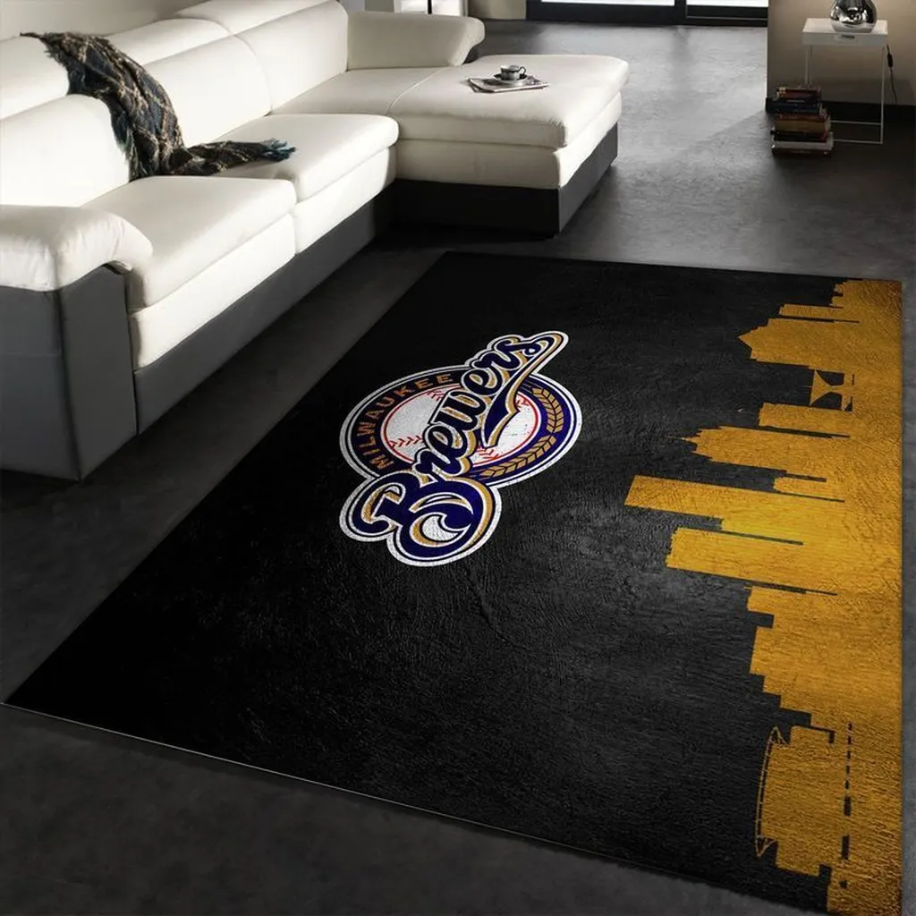 Milwaukee Brewers Mlb 1 Area Rug Living Room And Bed Room Rug Rug Regtangle Carpet Floor Decor Home Decor 0 Milwaukee Brewers Mlb 1 Area Rug Living Room And Bed Room Rug Rug Regtangle Carpet Floor Decor Home Decor 0