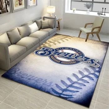 Milwaukee Brewers Mlb 10 Area Rug Living Room And Bed Room Rug Rug Regtangle Carpet Floor Decor Home Decor 0