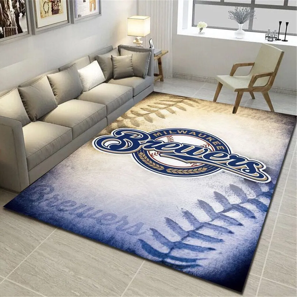 Milwaukee Brewers Mlb 10 Area Rug Living Room And Bed Room Rug Rug Regtangle Carpet Floor Decor Home Decor 0 Milwaukee Brewers Mlb 10 Area Rug Living Room And Bed Room Rug Rug Regtangle Carpet Floor Decor Home Decor 0