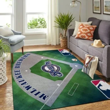 Milwaukee Brewers Mlb 16 Area Rug Living Room And Bed Room Rug Rug Regtangle Carpet Floor Decor Home Decor 0
