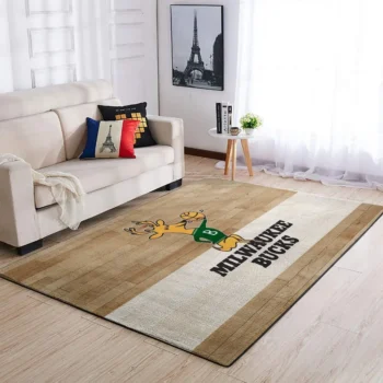 Milwaukee Bucks Area Rug Nba Basketball Team Logo Carpet Living Room Rugs Rug Regtangle Carpet Floor Decor Home Decor V4605 0