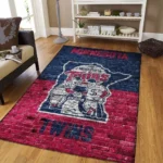 Minnesota Twins Mlb Baseball Area Rug Baseball Rug Regtangle Carpet Floor Decor Home Decor V8384 0