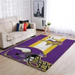 Minnesota Vikings Area Rug Nfl Team Logo Carpet Living Room Rug Regtangle Carpet Floor Decor Home Decor 0