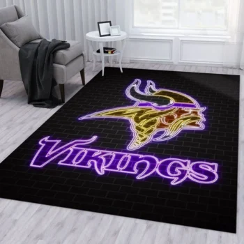 Minnesota Vikings Football Nfl 11 Area Rug Living Room And Bed Room Rug Rug Regtangle Carpet Floor Decor Home Decor 0