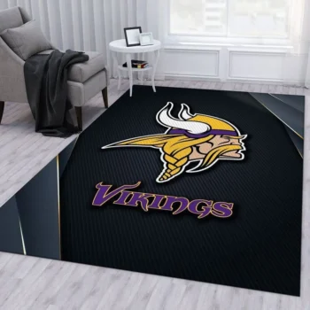 Minnesota Vikings Football Nfl 13 Area Rug Living Room And Bed Room Rug Rug Regtangle Carpet Floor Decor Home Decor 0