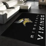 Minnesota Vikings Football Nfl 7 Area Rug Living Room And Bed Room Rug Rug Regtangle Carpet Floor Decor Home Decor 0