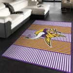 Minnesota Vikings Football Nfl 8 Area Rug Living Room And Bed Room Rug Rug Regtangle Carpet Floor Decor Home Decor 0