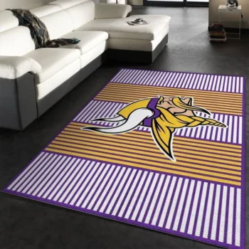 Minnesota Vikings Football Nfl 8 Area Rug Living Room And Bed Room Rug Rug Regtangle Carpet Floor Decor Home Decor 0