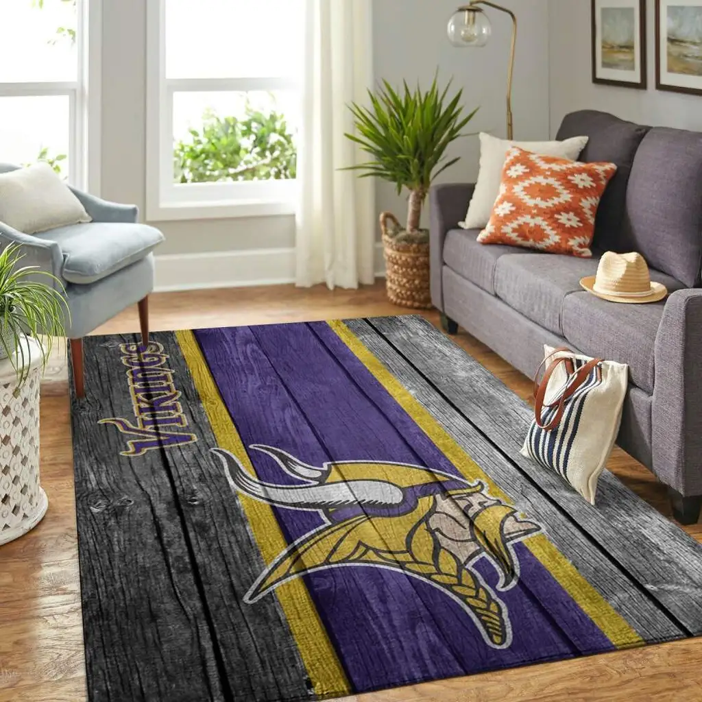 Minnesota Vikings Nfl Team Logo Area Rugs Wooden Style Living Room Carpet Sports Rug Regtangle Carpet Floor Decor Home Decor 0 Minnesota Vikings Nfl Team Logo Area Rugs Wooden Style Living Room Carpet Sports Rug Regtangle Carpet Floor Decor Home Decor 0