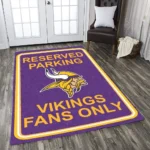 Minnesota Vikings Parking Sign Dhcld1109 Rug Living Room Rug Home Decor 0