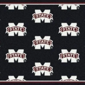 Mississippi State Bulldogs Area Rug Football Living Room Carpet Home Rug Regtangle Carpet Floor Decor Home Decor 0