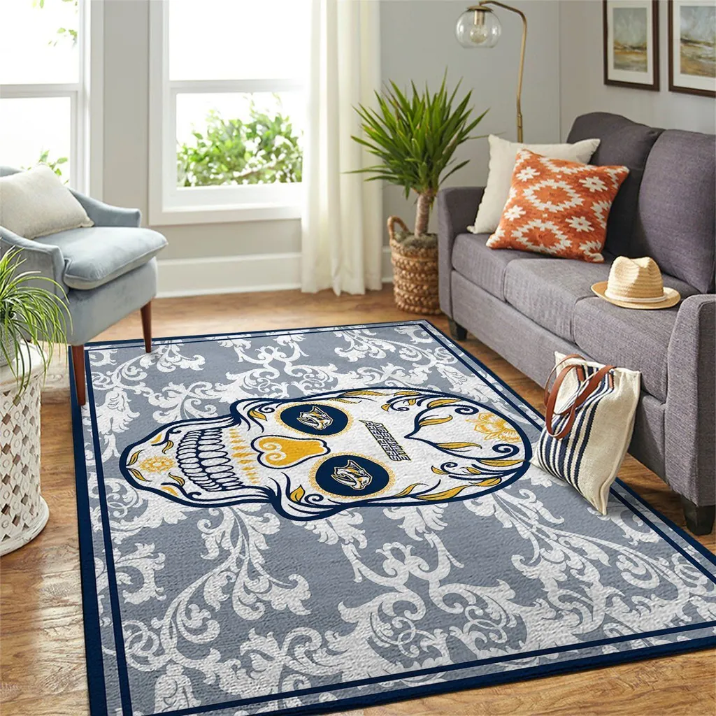 Nashville Predators Nhl Area Rugs Skull Flower Style Living Room Carpet Sports Rug Regtangle Carpet Floor Decor Home Decor 0 Nashville Predators Nhl Area Rugs Skull Flower Style Living Room Carpet Sports Rug Regtangle Carpet Floor Decor Home Decor 0