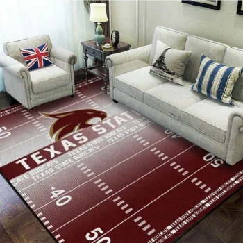 Ncaa Texas State Bobcats Football Stadium Fbs Nice Gift Area Rug Rug Regtangle Carpet Floor Decor Home Decor 0