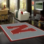Nebraska Cornhuskers Area Rug Football Team Logo Carpet Living Room Rugs Rug Regtangle Carpet Floor Decor Home Decor V8314 0