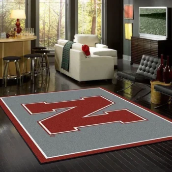 Nebraska Cornhuskers Area Rug Football Team Logo Carpet Living Room Rugs Rug Regtangle Carpet Floor Decor Home Decor V8314 0