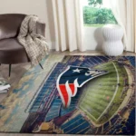 New England Patriots Area Rug Nfl Football Team Logo Carpet Living Room Rugs Rug Regtangle Carpet Floor Decor Home Decor V800 0
