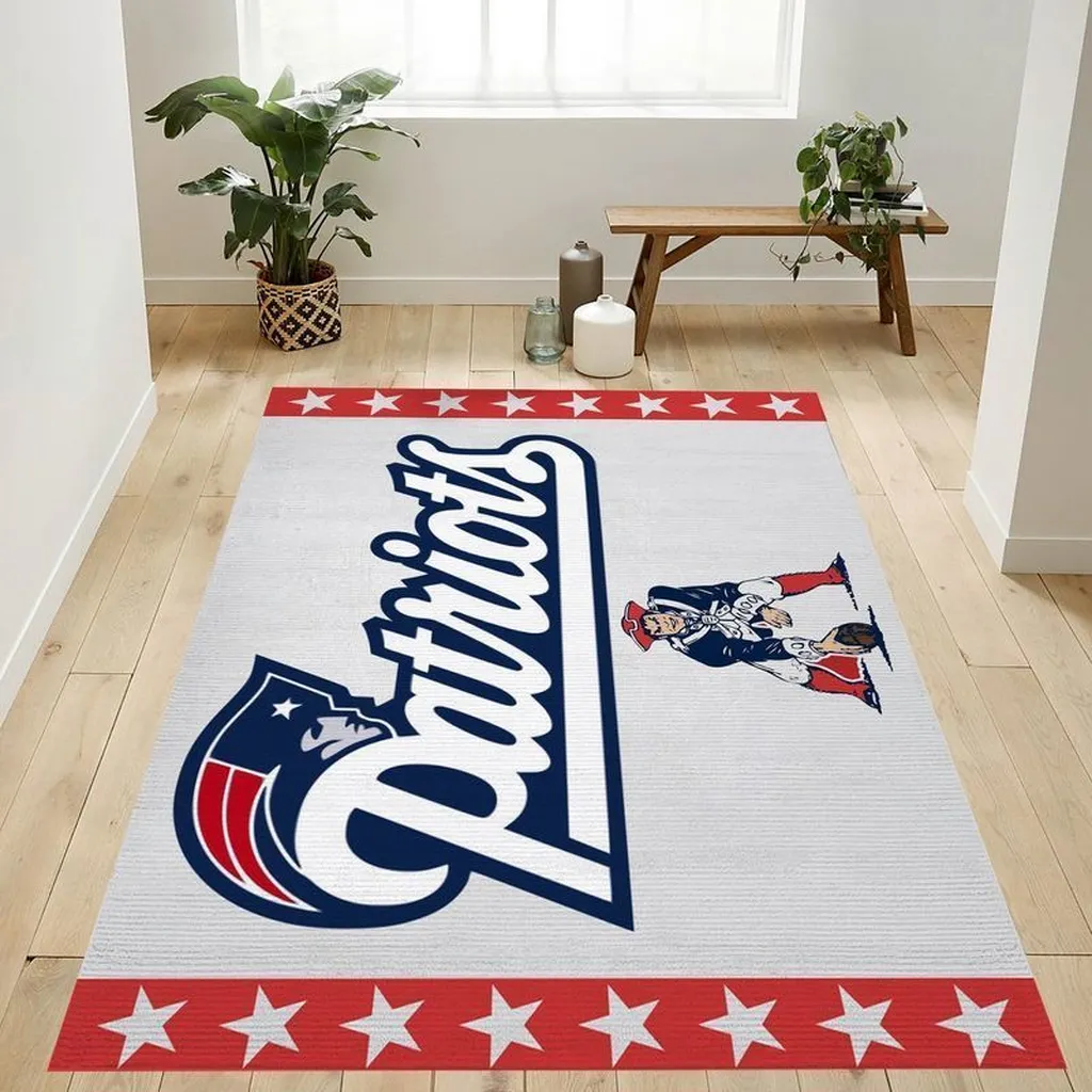 New England Patriots Nfl 33 Area Rug Living Room And Bed Room Rug Rug Regtangle Carpet Floor Decor Home Decor 0 New England Patriots Nfl 33 Area Rug Living Room And Bed Room Rug Rug Regtangle Carpet Floor Decor Home Decor 0