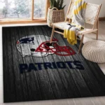 New England Patriots Nfl 37 Area Rug Living Room And Bed Room Rug Rug Regtangle Carpet Floor Decor Home Decor 0