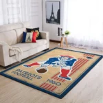 New England Patriots Nfl Area Rugs Retro Style Living Room Carpet Team Logo Sports Rug Regtangle Carpet Floor Decor Home Decor 0