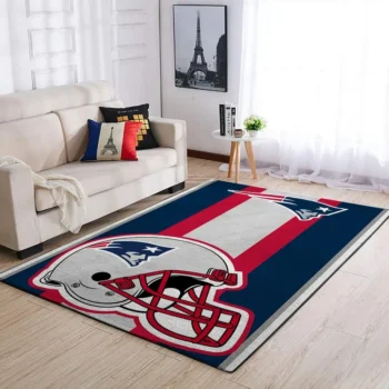 New England Patriots Nfl Area Rugs Team Logo Helmet Living Room Carpet Sports Rug Regtangle Carpet Floor Decor Home Decor 0