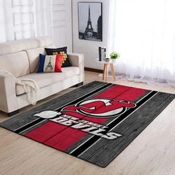 New Jersey Devils Nhl Area Rugs Team Logo Living Room Carpet Sports Rug Regtangle Carpet Floor Decor Home Decor 0