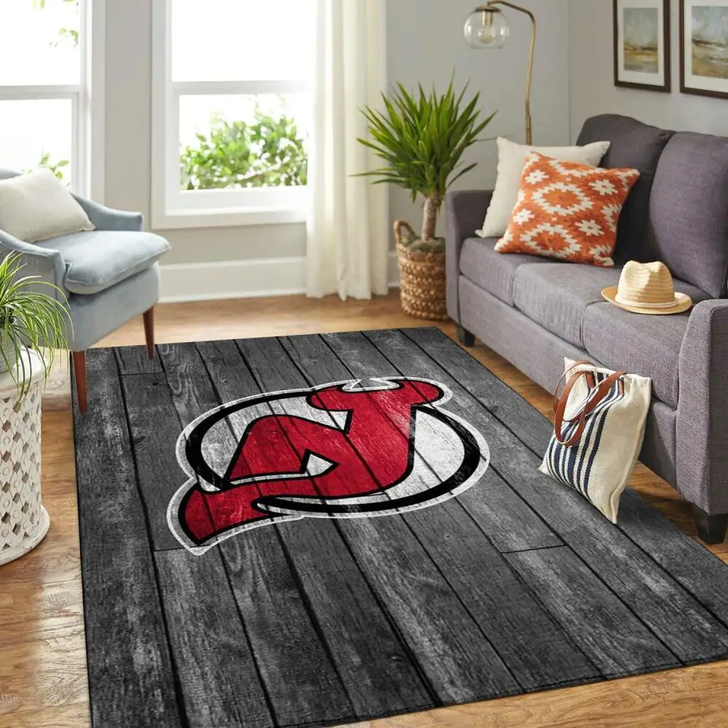 New Jersey Devils Nhl Team Logo Grey Area Rugs Wooden Style Living Room Carpet Sports Rug Regtangle Carpet Floor Decor Home Decor 0 New Jersey Devils Nhl Team Logo Grey Area Rugs Wooden Style Living Room Carpet Sports Rug Regtangle Carpet Floor Decor Home Decor 0