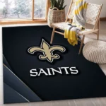 New Orleans Saints Nfl 13 Area Rug Living Room And Bed Room Rug Rug Regtangle Carpet Floor Decor Home Decor 0