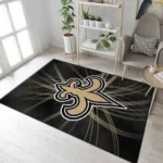 New Orleans Saints Nfl 14 Area Rug Living Room And Bed Room Rug Rug Regtangle Carpet Floor Decor Home Decor 0