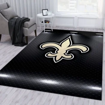 New Orleans Saints Nfl 19 Area Rug Living Room And Bed Room Rug Rug Regtangle Carpet Floor Decor Home Decor 0