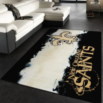 New Orleans Saints Nfl 3 Area Rug Living Room And Bed Room Rug Rug Regtangle Carpet Floor Decor Home Decor 0