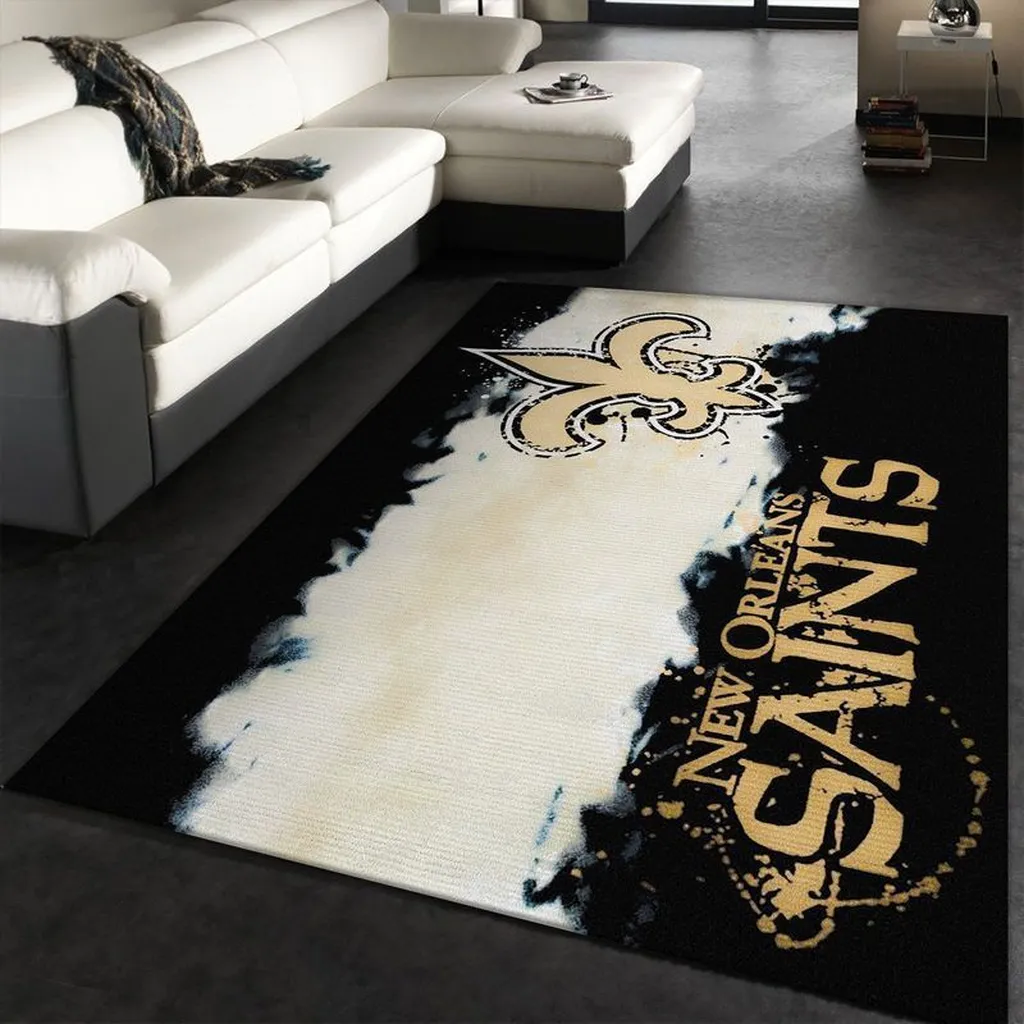 New Orleans Saints Nfl 3 Area Rug Living Room And Bed Room Rug Rug Regtangle Carpet Floor Decor Home Decor 0 New Orleans Saints Nfl 3 Area Rug Living Room And Bed Room Rug Rug Regtangle Carpet Floor Decor Home Decor 0