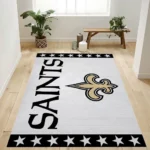New Orleans Saints Nfl 5 Area Rug Living Room And Bed Room Rug Rug Regtangle Carpet Floor Decor Home Decor 0